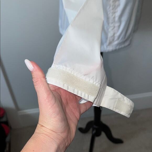 Columbia White Lightweight Full Zip Switchback Waterproof Rain Jacket Juniors XL - Picture 6 of 9